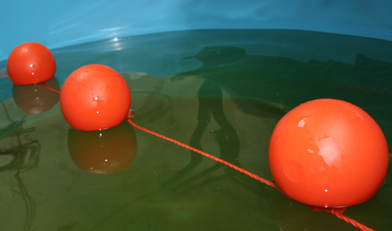 Буек-поплавок, оранжевый 16 см, пластик